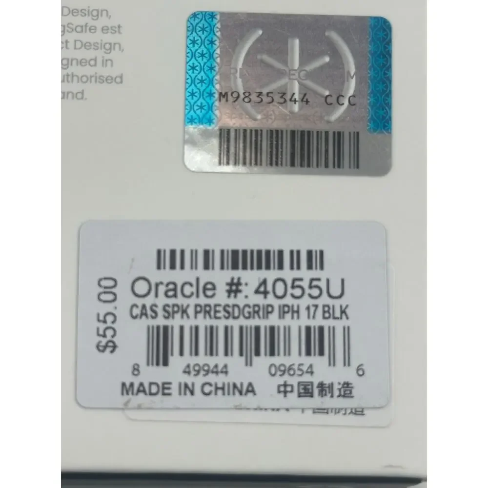 Speck Presidio2 Grip iPhone 17 Black MagSafe Case NWT MSRP: $55